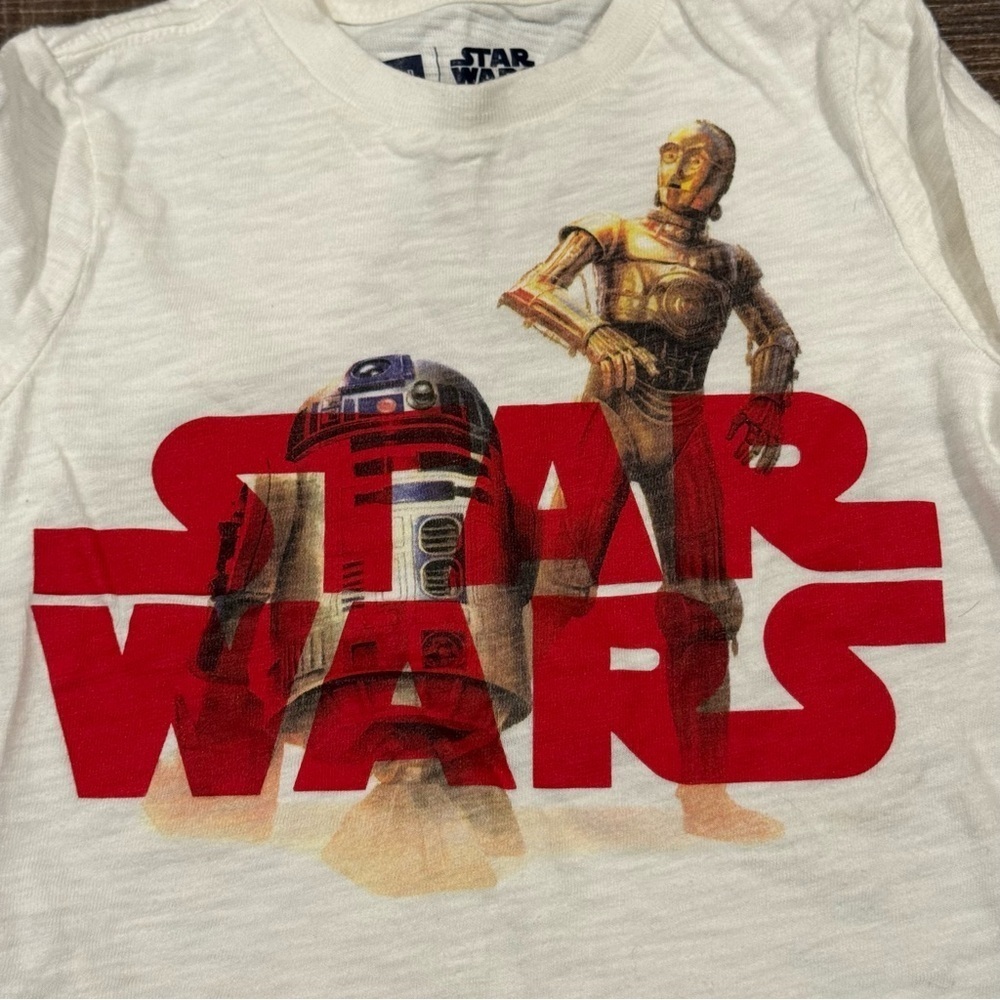 Gap x Star Wars Collab Long Sleeve Shirt Size XS R2-D2 & C-3PO - Picture 3 of 10